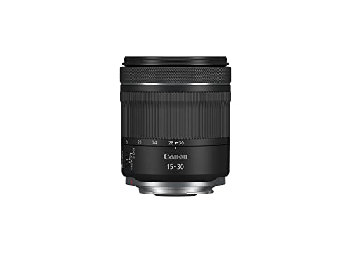 CANON Objektiv RF 15-30mm F4.5-6.3 is STM (Ultra Weitwinkel Zoom, 5,5-Stufen optischer Bildstabilisator, Center Macro Modus, 67mm Filtergewinde, kompatibel mit In-Body is mit bis zu 7 Stufen) schwarz