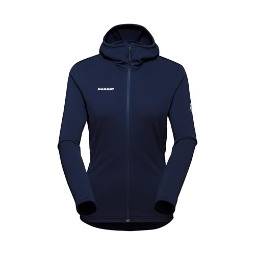 Mammut Aconcagua Light ML Hooded Jacket Women | Midlayer Jacke für Damen mit Kapuze | Marine, M