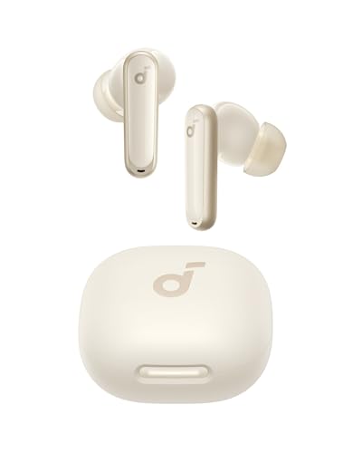 soundcore P40i by Anker, Wireless Earbuds mit Noise Cancelling, Adaptive Geräuschunterdrückung, BassUp, 60h Spielzeit, 2-in-1 Hülle und Smartphone-Ständer, IPX5, kabelloses Aufladen, Bluetooth 5.3