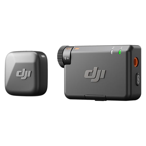 DJI Mic Mini (1 Sender + 1 Empfänger), Kabelloses Lavalier Mikrofon, Bluetooth OsmoAudio Mikrofon USB-C, Mini Mikrofon für Handy/Kamera, iPhone, Android, Vlog, YouTube