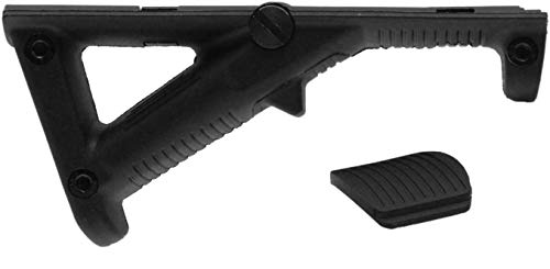 KOSxBO Premium Airsoft Angled Fore Grip/Foregrip - schwarz, für Weaverschienen (20-23mm)