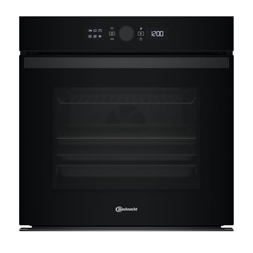 Bauknecht BBI4S8HM1SK Einbau-Heißluftbackofen/ 60 cm, 73 l/Multi-Level-Kochen/AirFry-Funktion/PowerHeißluft/High-Temperature Pizzafunktion/Dynamic Intelligence/Active Multiflow