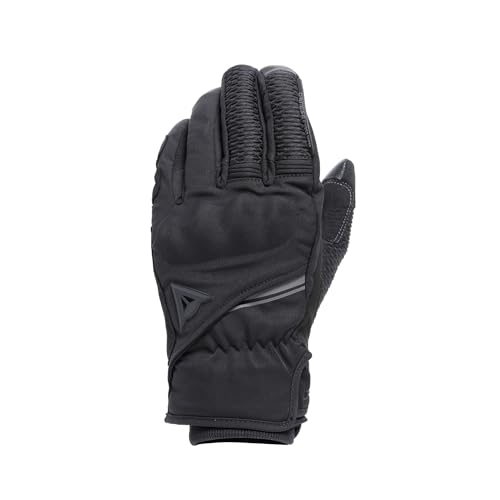 Dainese - Trento D-Dry® Gloves, Winter Motorradhandschuhe, wasserdicht, mit Knöchelschützern, Mann, Schwarz/Schwarz, L