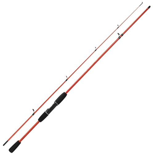 Angel Domäne Fire Spin Spezial Spinnrute 2,10m - Leicht, Japanstyle, Hochwertige Ringe