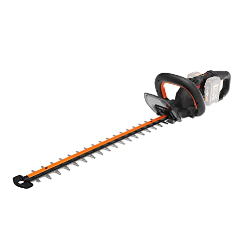 WORX WG286E.9 Nitro Profi Akku Heckenschere 40V – präziser Schnitt auch bei schwierigen Winkeln – leistungsstarker bürstenloser Motor – 58cm Schnittlänge – 27mm Zahnabstand – ohne Akku & Ladegerät