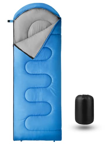 Forceatt Schlafsack 4 Jahreszeiten Schlafsack Winterschlafsack Deckenschlafsack Camping, Reise, Festival Geeignet für Verschiedene Jahreszeiten 2.4KG