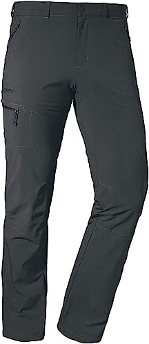Schöffel Herren Pants Koper1, robuste Hose mit 4-Wege-Stretch, elastische und wasserabweisende Wanderhose für Männer, asphalt, 50