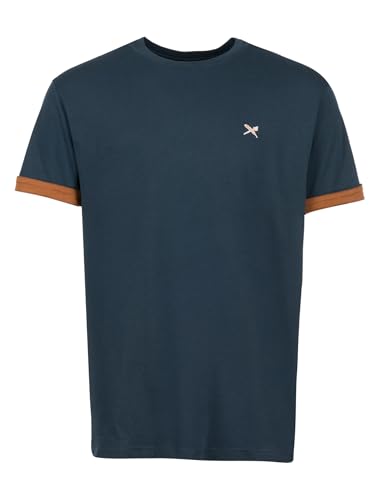 IRIEDAILY Herren T-Shirt Turn UP Bio-Baumwolle Regular Fit L Dark Orion