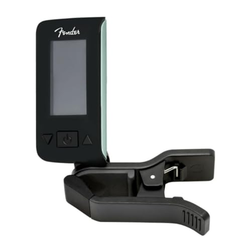 Fender Original Tuner, 360° Verstellbares LCD-Display, Vibrationsbasiertes Stimmen, Daphne Blue