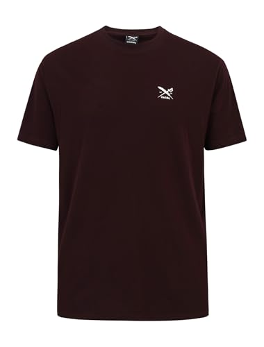 IRIEDAILY Herren T-Shirt CHESTFLAG Bio-Baumwolle Regular Fit L aubergine