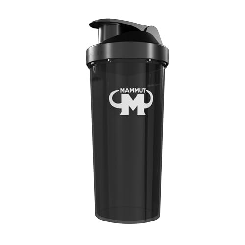 Mammut Nutrition Eiweiß Shaker – 700ml – BPA-frei – mit Schraubverschluss & Siebeinsatz – Ideal für Protein- & Diätshakes – Praktischer Shaker für Zuhause und unterwegs
