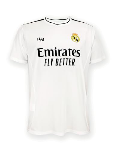 Real Madrid Home Trikot Saison 24/25, Weiß, M, Replik Shirt Mit Offizieller Lizenz
