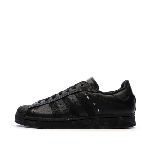adidas Superstar ID8723 Herren-Sneaker, Schwarz, Schwarz , 40 2/3 EU
