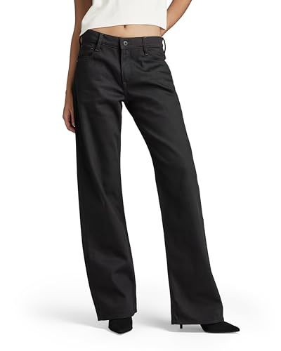 G-STAR Damen Judee Low Waist Loose Jeans Schwarz (Pitch Black D22889-B479-A810) 30W / 32L