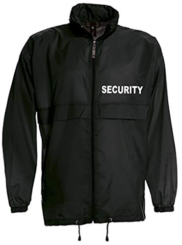 SECURITY-WINDBREAKER/REGENJACKE bedruckt mit