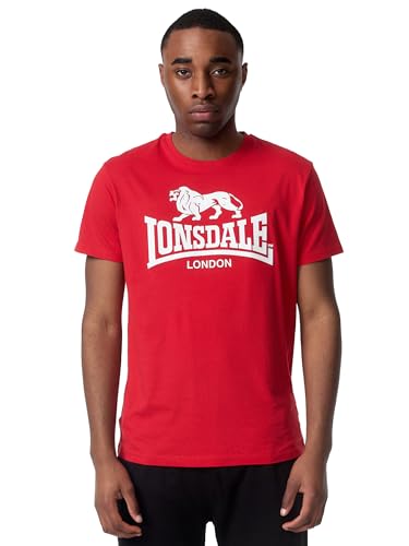 Lonsdale Herren St. første T Shirt, Rot, L EU