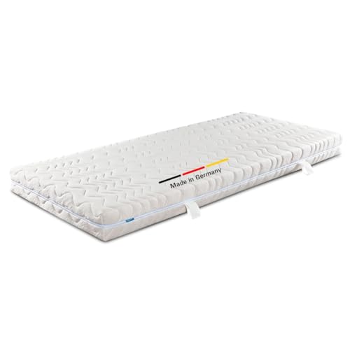 MatraMAXX Natura Latexmatratze | 7-Zonen Matratze aus 100% Naturlatex | Härtegrad H2 bis 80 kg weich | Höhe 17 cm | Öko-Tex Zertifiziert | Made in Germany