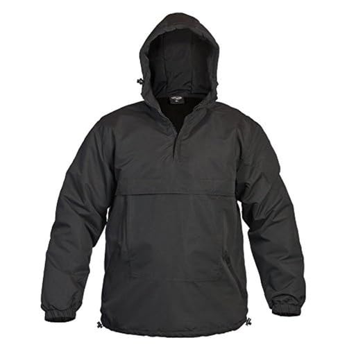 Mil-Tec Combat Sommer Anorak Wetter Jacke, Schwarz, Gr.- XXL