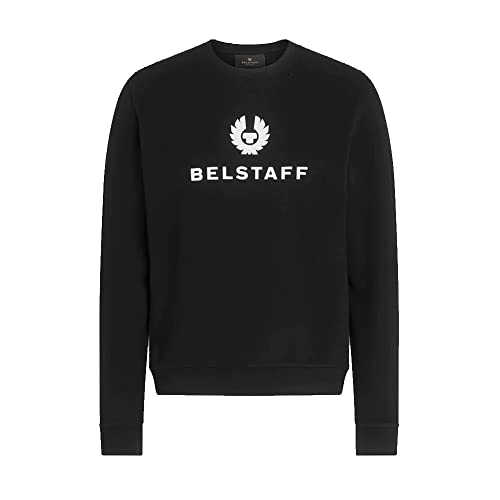 Belstaff Signature Crewneck Sweatshirt Schwarz (XXL), Schwarz
