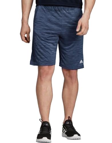 adidas Chile 20 Space-Dye Workout-Shorts für Herren, Legend Ink/Schwarz, Legend Ink/Black, XL