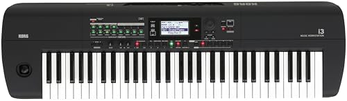 Korg - i3 Music Workstation Keyboard - 61 Key - Matte Black