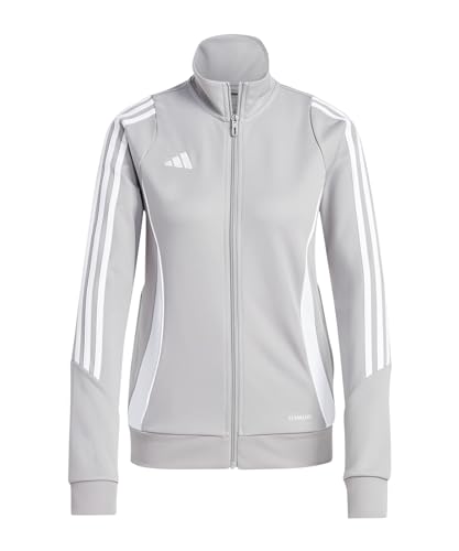 adidas Performance Tiro 24 Trainingsjacke Damen grauweiss, M (38-40) Damen