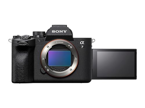 Sony Alpha 7 IV Vollformat Systemkamera – 33 MP, Echtzeit-Autofokus, 10 B/s, 4K 60p Video, Touchscreen, Profi-Features für Foto & Film