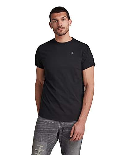 G-STAR RAW Herren Lash T-Shirt, Black, Size