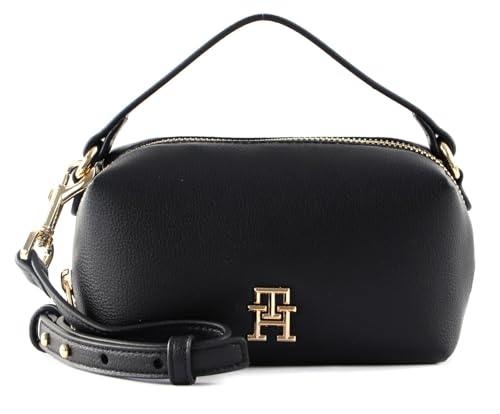 Tommy Hilfiger Damen Umhängetasche TH Casual Crossover Klein, Schwarz (Black), Einheitsgröße