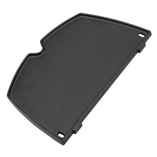 6559 Gusseisen Grillplatte Ersatzteile für Weber Q200 Q220 Q240 Q260 Q2000 Q2200 Q2400 Gasgrills,38,9CM Bratpfanne Grillpfanne Zubehör für Weber Q Gasgrills