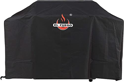 FUEGO Abdeckhaube für Grill Deluxe (AY 525), ''Long Beach (AY 596) oder ''Grand Ontario (AY 572) von EL Fuego, Schutz vor UV-Strahlung, wasserabweisend, Winterfest, AY 5342