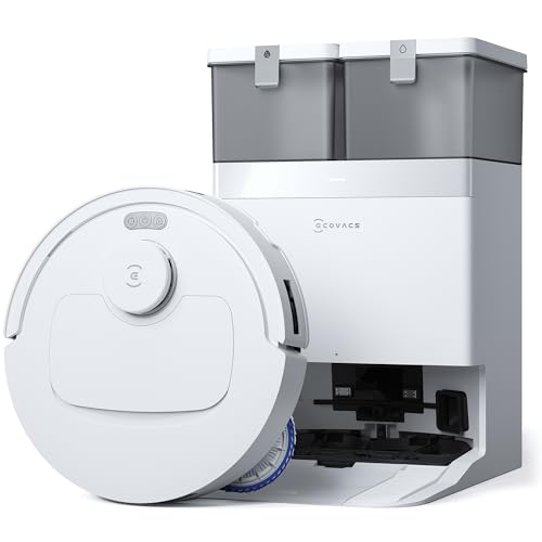 ECOVACS DEEBOT T30C Omni, Saugroboter mit Wischfunktion, 20.000 Pa, OZMO Turbo 2.0 Wischsystem, ZeroTangle 3.0 Anti-Verheddern, TruEdge 2.0 Kantenreinigung, All-in-One-Station, 75°C Moppwäsche, Weiß