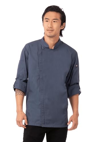 Chef Works Herren Bclz008blum Kochjacken, Blau, M EU