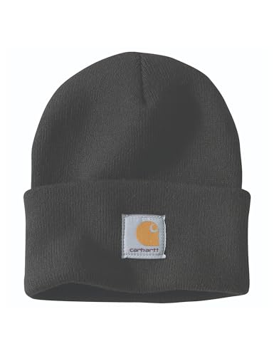 Carhartt Herren Knit Cuffed Beanie Beanie Hat, Schwarz, Einheitsgröße