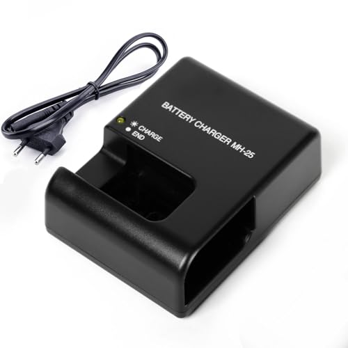 KWTOUL MH-25 Akku-Ladegerät für EN-EL15 EN-EL15a EN-EL15b Akku kompatibel mit Nikon D500 D600 D610 D750 D780 D800 D800E D810 D810A D850 D7000 D7100 D7200 D7500 Coolpix Z5 Z6 Z6 1 II Z1 V1II V