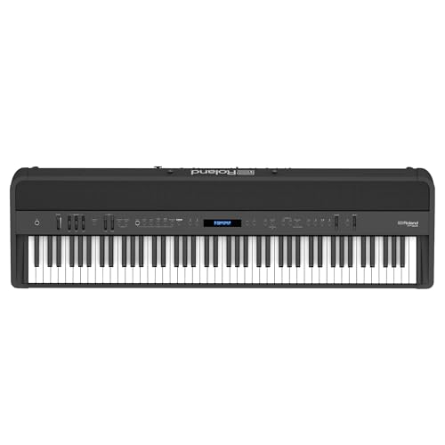 Roland FP-90X Digital Piano, Unser portables Flaggschiff-Piano mit umfassender Premium-Ausstattung (Schwarz)