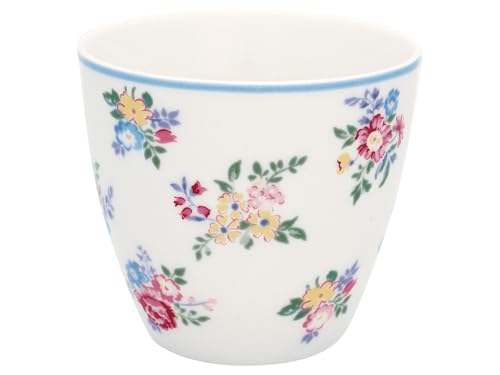 Greengate - Latte Cup - Elena - Keramik - Farbe: Petit White - (ØxH): 10 x 9 cm