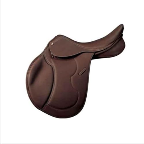 EQUIGEAR Exklusiver Allzweck-Springsattel aus hochwertigem Leder für Pferde – Entwickelt für Komfort, Balance und langlebige Nutzung (16 inches)