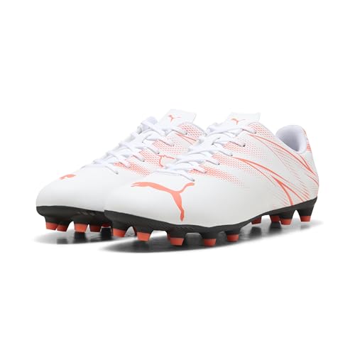 PUMA Herren Attacanto Fg/Ag Fussballschuh, White Glowing Red, 41 EU