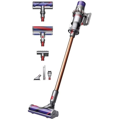 Dyson Cyclone V10 Absolute beutel- und kabelloser-/Softwalze/Handstaubsauger (inkl. 3 Elektrobürsten mit Direktantrieb bzw., Nickel-Cobalt-Aluminium Akku, Wandhalterung und Ladestation)