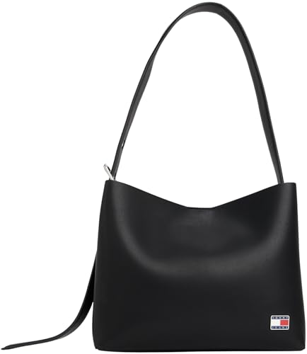 TOMMY JEANS Damen TJW Cool HOBO Bag AW0AW17871 Other Handbags, Schwarz (Black), One Size, Schwarz (Schwarz), One Size