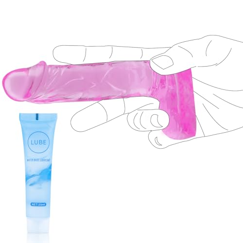 12CM Realistic Dildo Small Soft Anal Dildo with Strong Suction Cup Mini Dildo Dildo Realistisch Spielzeug für Erwachsene Ab 18 Sex Diloschwanz für Frauen Dildo für Männer Dildo Klein (Pink)