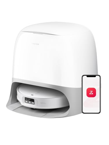 roborock Qrevo CurvX Saugroboter mit Wischfunktion&anhebbarem Wischmopp, 22.000Pa Saugkraft, 7,98 Ultra-Slim Design, Dual Anti-Tangle-System, Reactive Al-Hinderniserkennung (Weiß)