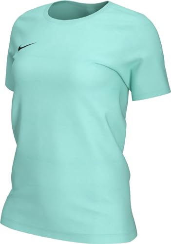 Nike Damen T-Shirt W NK Dry Park VII JSY SS, Hyper Turq/Black, M, BV6728