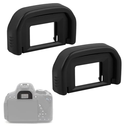 2 Stück Canon EOS 100d Augenmuschel,Augenmuschel Für Canon Ef Okular 100d 550d 600d 650d 700d 750d 760d 1000d 1100d,Sucher Okular Ersetzt Canon Ef,Kamera Okular Sucher Passend,Schwarz
