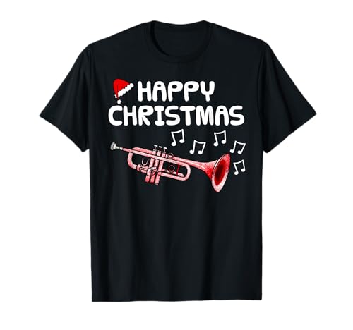 Trompete Weihnachten Trompeter Blechbläser Musiker T-Shirt