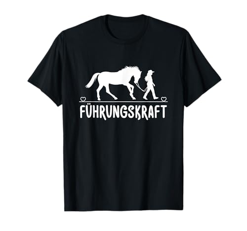 Führungskraft Pferd Reiten Lustiges Pferde Reiter Spruch T-Shirt