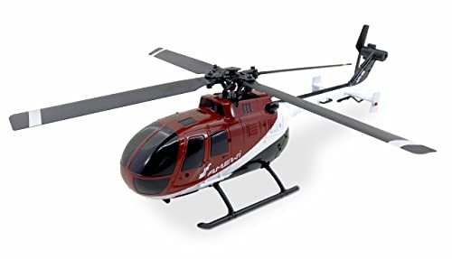 Amewi 25320 AFX-105 X 4-Kanal Helikopter 6G 2,4GHz RTF, Rot-weiß-schwarz