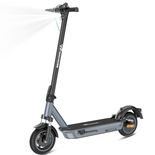 EVERCROSS EV10K MAX E Scooter mit Straßenzulassung (ABE), 70KM Reichweite, Faltbarer Offroad Elektroroller für Erwachsene mit APP,10'' Electric Scooter mit 400W Motor,Duale Stoßdämpfer