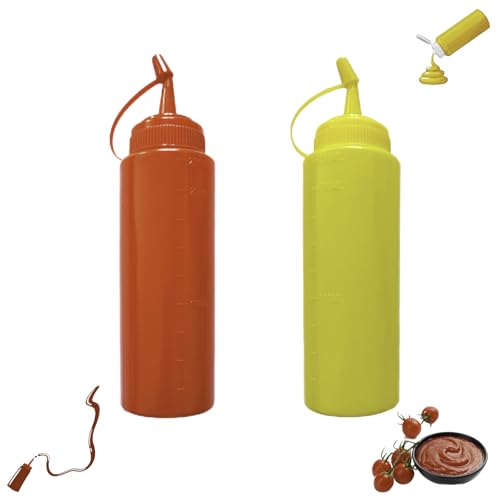 2 Stück Fake Squirt Senf Und Ketchup Flasche, Lustige Ketchup Und Senf Quetschflasche Streich Spielzeug, Falsches Gewürzflaschen Set, Streiche Sachen Für Erwachsene, Kinder Aprilscherz Halloween
